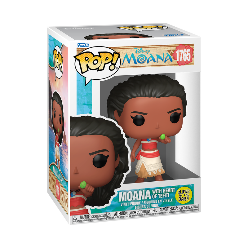 Funko Pop Disney: Moana - Moana con Corazon de Te Fiti Glow