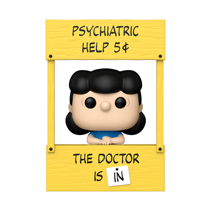 Funko Pop Plus: Peanuts - Lucy con Cabina Psiquiatrica