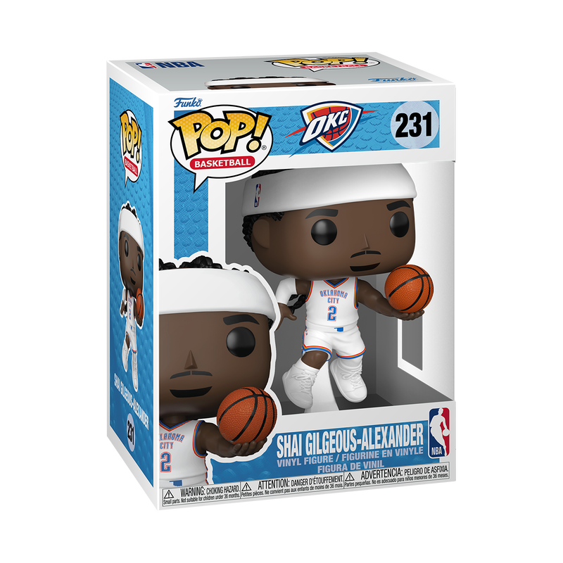 Funko Pop NBA: Thunder - Shai Gilgeous Alexander Uniforme de Casa