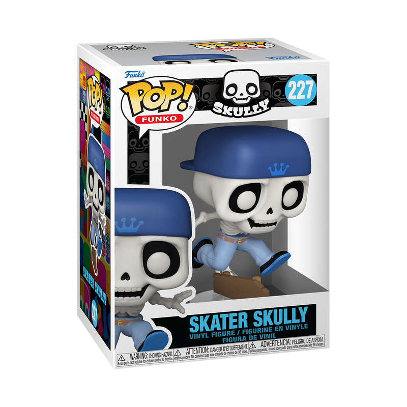 Funko Pop Icons: Skully en patineta