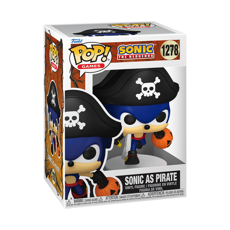 Funko Pop Games: Sonic Halloween - Pirata Sonic