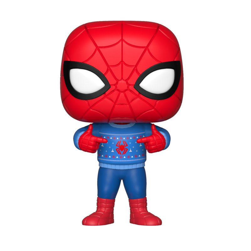 Funko Pop Marvel: Holiday - Spider-Man con Sueter feo