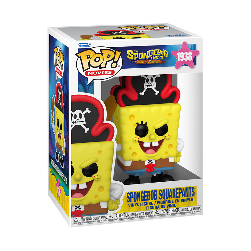 Funko Pop Movies: Bob Esponja En busca de los pantalones cuadrados - Bob Esponja Pirata