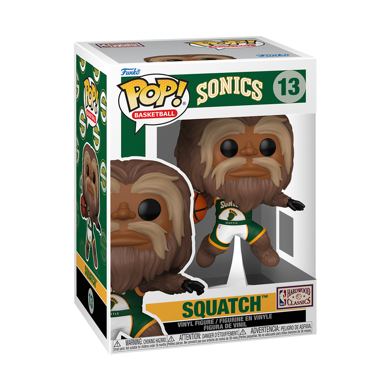 Funko Pop NBA Mascots: Sonics - Sasquatch