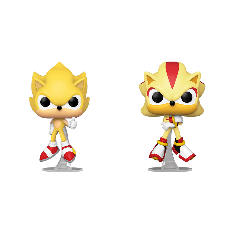 Funko Pop Games: Sonic The Hedgehog - SuperSonic y Shadow 2 Pack FL Exclusivo