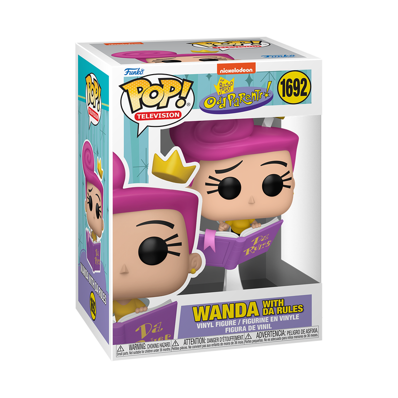 Funko Pop Animation: Los Padrinos Magicos - Wanda Con Las Reglas