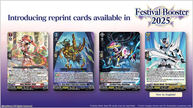 Bushiroad Cardfight Vanguard Special Series 08: Festival Booster 2025 en Ingles