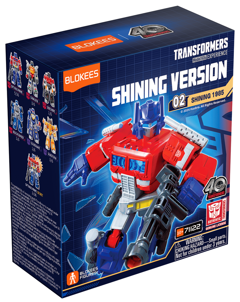 Blokees Transformers Shining Series: 02 Shining 1985 Unitario Sorpresa 71122