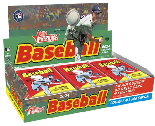 Topps MLB: Heritage Baseball 2024 - Hobby Box