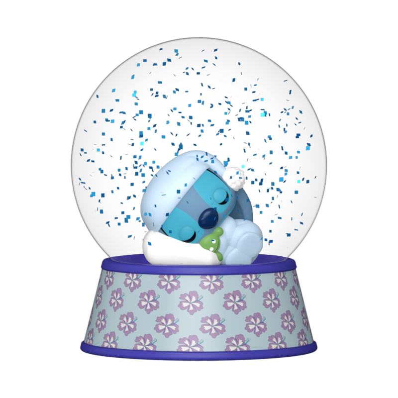 Funko Mini Glitter Globe: Disney Lilo Y Stitch - Stitch Durmiendo