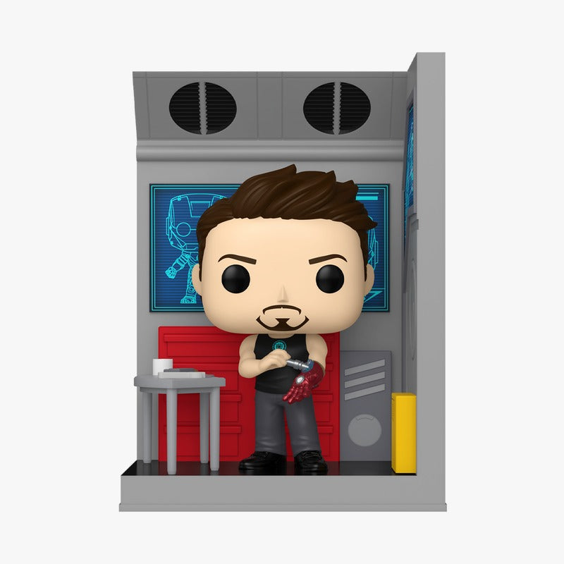 Funko Pop Nooks: Marvel - Taller de Tony Stark Separador De Libro