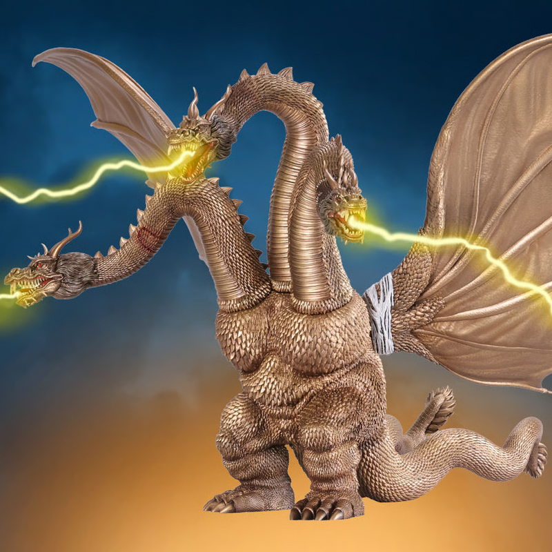 ACRO Vinyl Collectible: Godzilla Remix Series - King Ghidorah 15.7 Pulgadas
