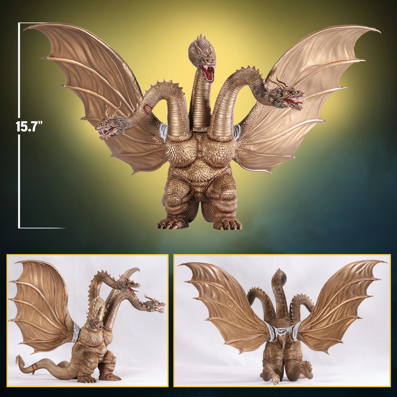 ACRO Vinyl Collectible: Godzilla Remix Series - King Ghidorah 15.7 Pulgadas