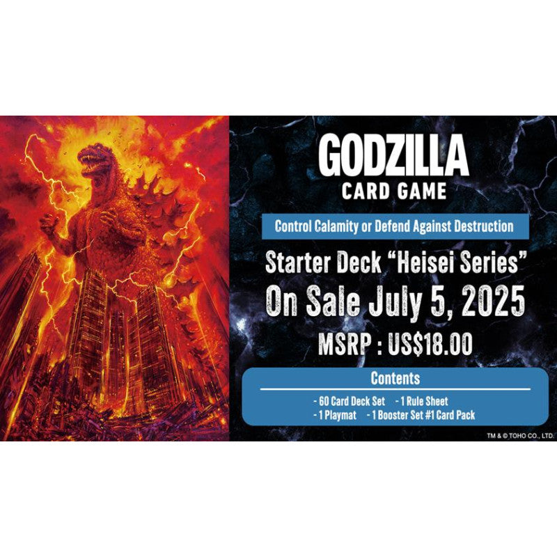 Bushiroad Card Game: Godzilla - Starter Deck Heisei Series en Ingles
