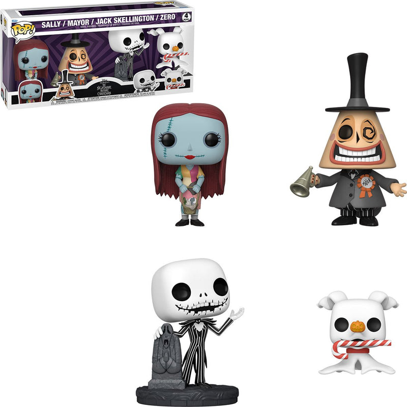 Funko Pop Disney: Mundo de Jack - Personajes 4 Pack