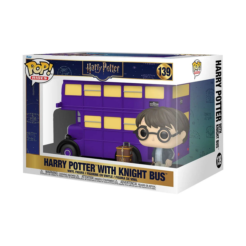 Funko Pop Rides Super Deluxe: Harry Potter - Harry con Autobus Nocturno