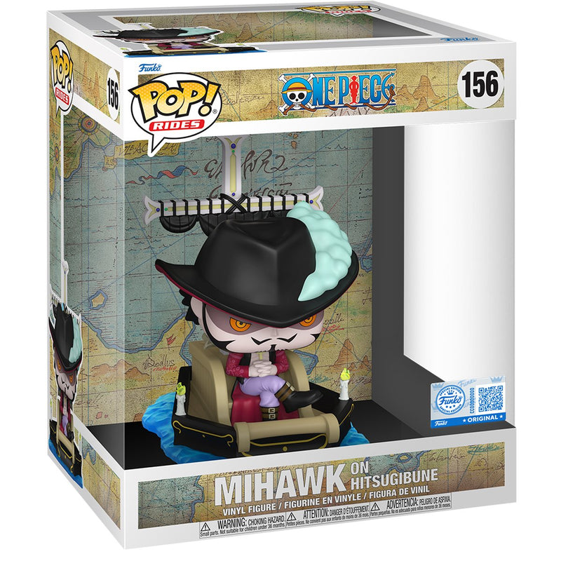 Funko Pop Rides: One Piece - Mihawk en Hitsugibune Specialty