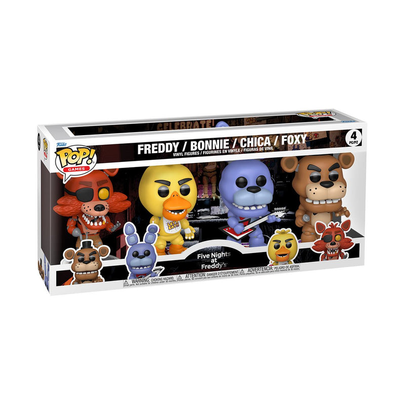 Funko Pop Games: Five Nights At Freddys - Personajes 4 Pack