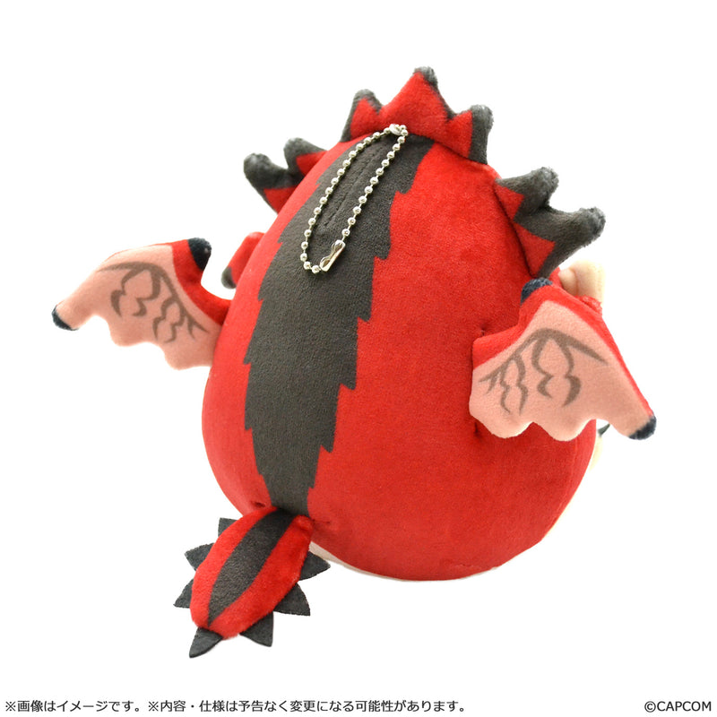 Capcom Plushie Fluffy Eggshaped Mini: Monster Hunter - Rathalos Peluche