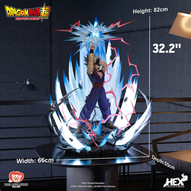 HEX Collectibles: Dragon Ball Super Super Hero - Gohan Bestia Escala 1/4