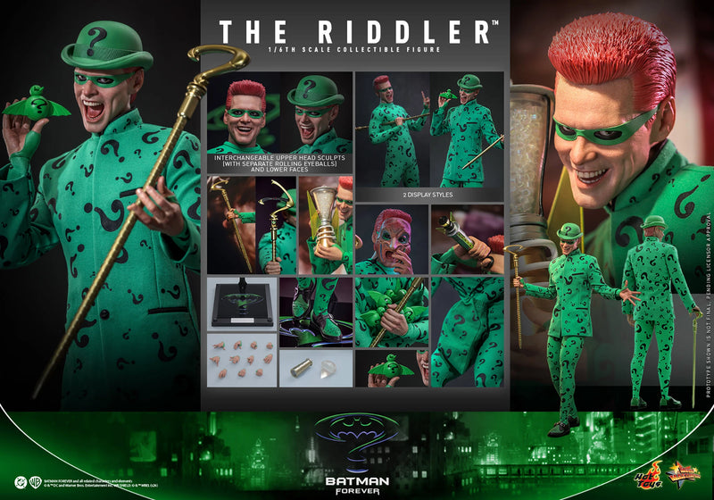 Hot Toys Movie Masterpiece Series: Batman Forever de 1995 - El Acertijo Escala 1/6