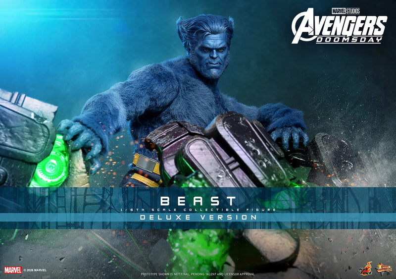 Hot Toys Movie Masterpiece Series: Avengers Doomsday - Bestia Deluxe Escala 1/6