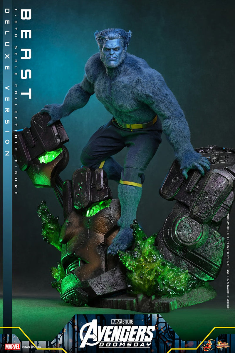 Hot Toys Movie Masterpiece Series: Avengers Doomsday - Bestia Deluxe Escala 1/6