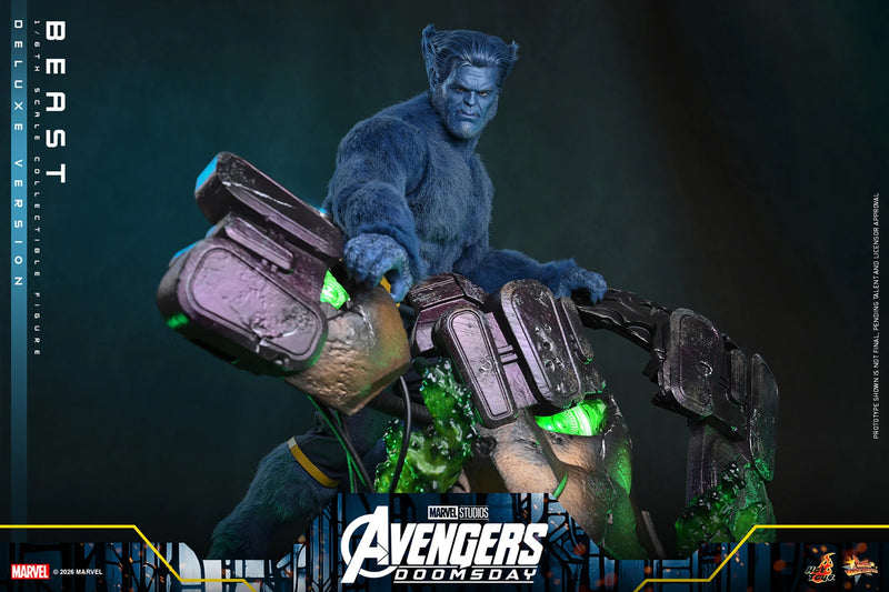 Hot Toys Movie Masterpiece Series: Avengers Doomsday - Bestia Deluxe Escala 1/6