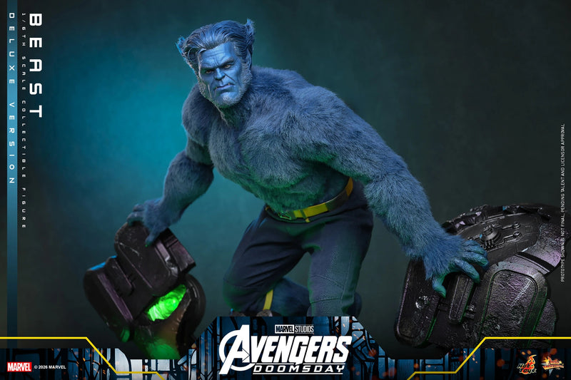 Hot Toys Movie Masterpiece Series: Avengers Doomsday - Bestia Deluxe Escala 1/6