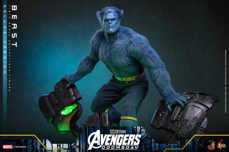 Hot Toys Movie Masterpiece Series: Avengers Doomsday - Bestia Deluxe Escala 1/6