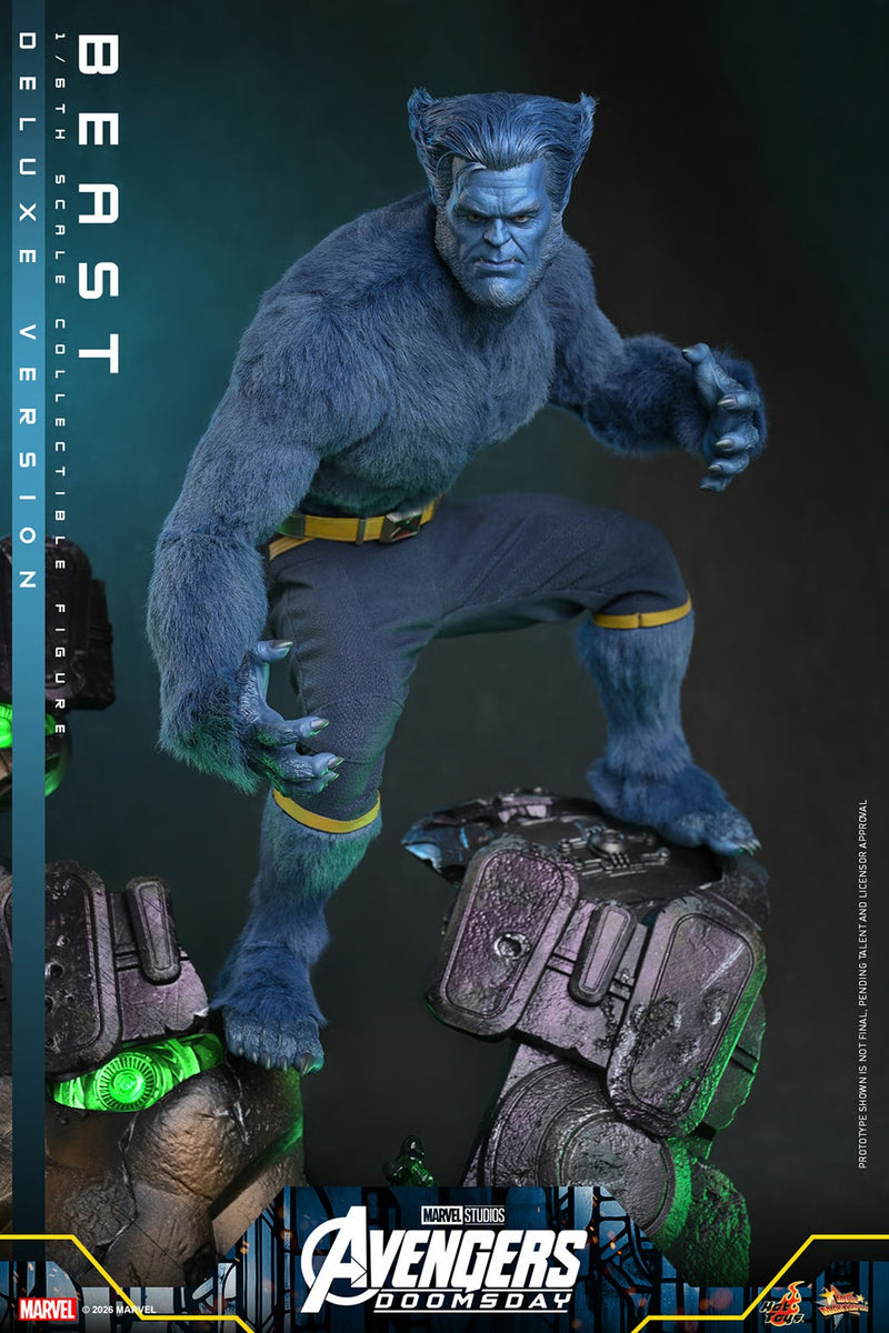 Hot Toys Movie Masterpiece Series: Avengers Doomsday - Bestia Deluxe Escala 1/6
