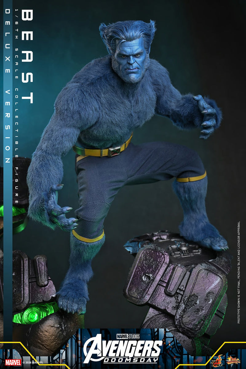 Hot Toys Movie Masterpiece Series: Avengers Doomsday - Bestia Deluxe Escala 1/6