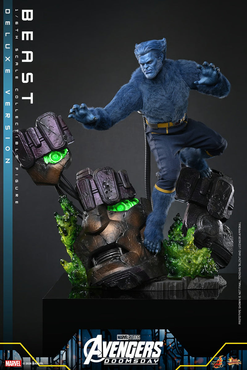 Hot Toys Movie Masterpiece Series: Avengers Doomsday - Bestia Deluxe Escala 1/6