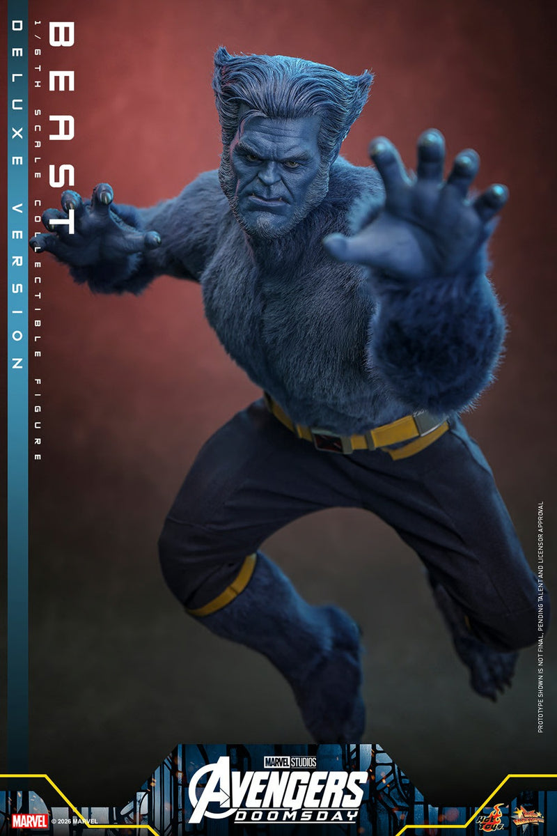 Hot Toys Movie Masterpiece Series: Avengers Doomsday - Bestia Deluxe Escala 1/6