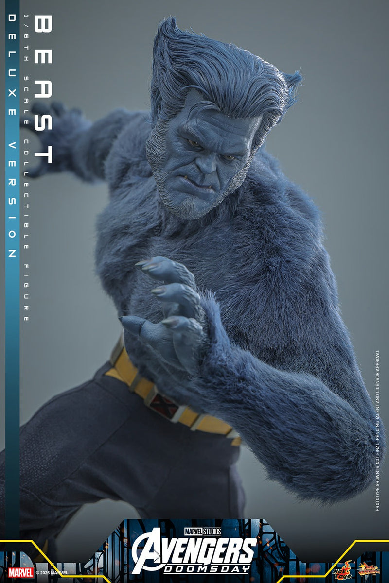 Hot Toys Movie Masterpiece Series: Avengers Doomsday - Bestia Deluxe Escala 1/6
