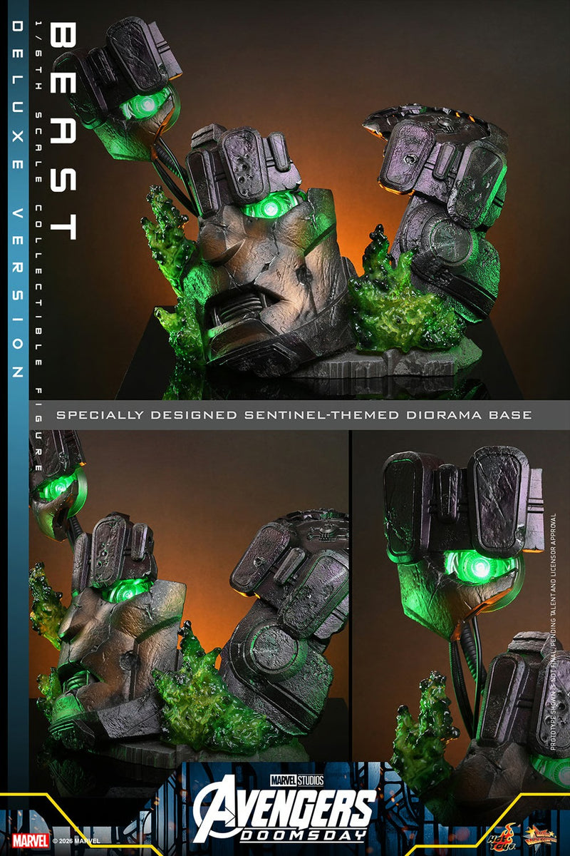 Hot Toys Movie Masterpiece Series: Avengers Doomsday - Bestia Deluxe Escala 1/6