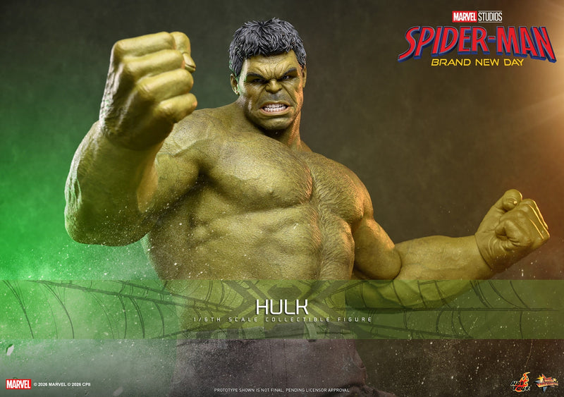 Hot toys Movie Masterpiece Series: Spiderman Brand New Day - Hulk Salvaje Escala 1/6