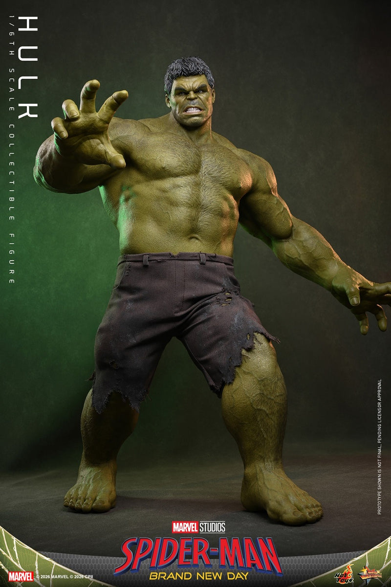 Hot toys Movie Masterpiece Series: Spiderman Brand New Day - Hulk Salvaje Escala 1/6