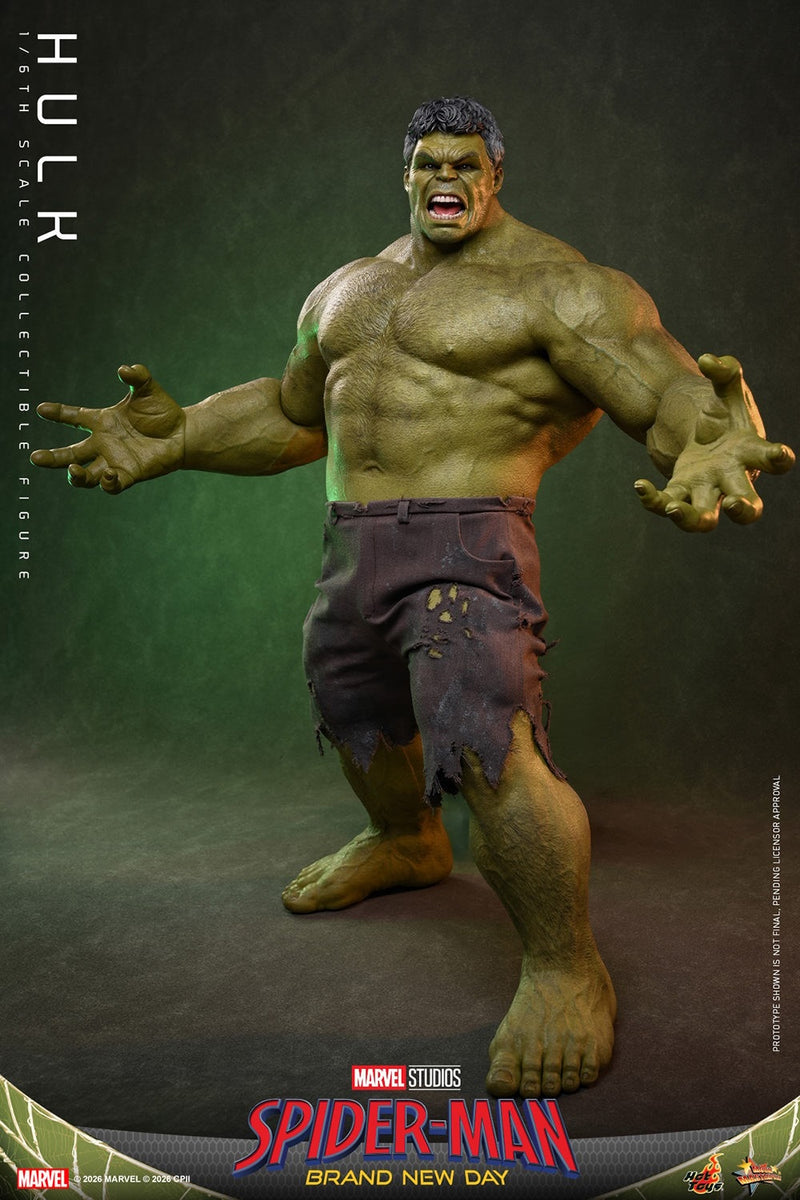 Hot toys Movie Masterpiece Series: Spiderman Brand New Day - Hulk Salvaje Escala 1/6