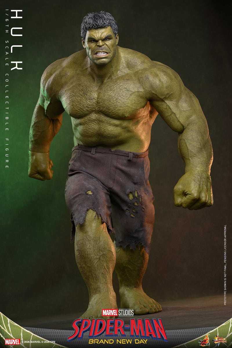Hot toys Movie Masterpiece Series: Spiderman Brand New Day - Hulk Salvaje Escala 1/6