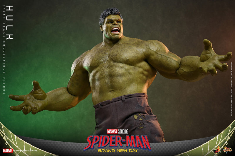 Hot toys Movie Masterpiece Series: Spiderman Brand New Day - Hulk Salvaje Escala 1/6