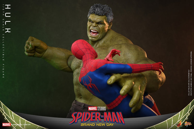Hot toys Movie Masterpiece Series: Spiderman Brand New Day - Hulk Salvaje Escala 1/6