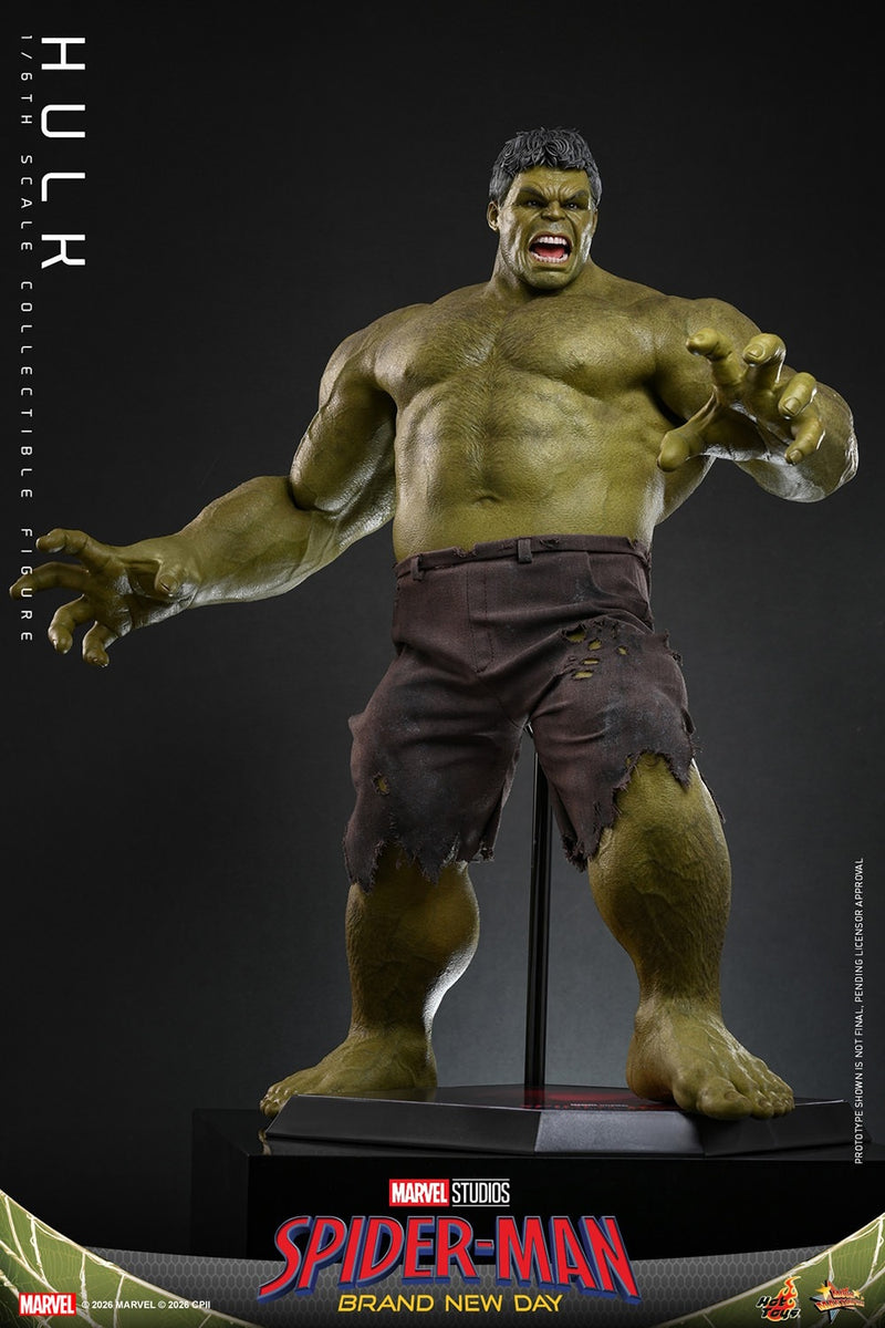 Hot toys Movie Masterpiece Series: Spiderman Brand New Day - Hulk Salvaje Escala 1/6