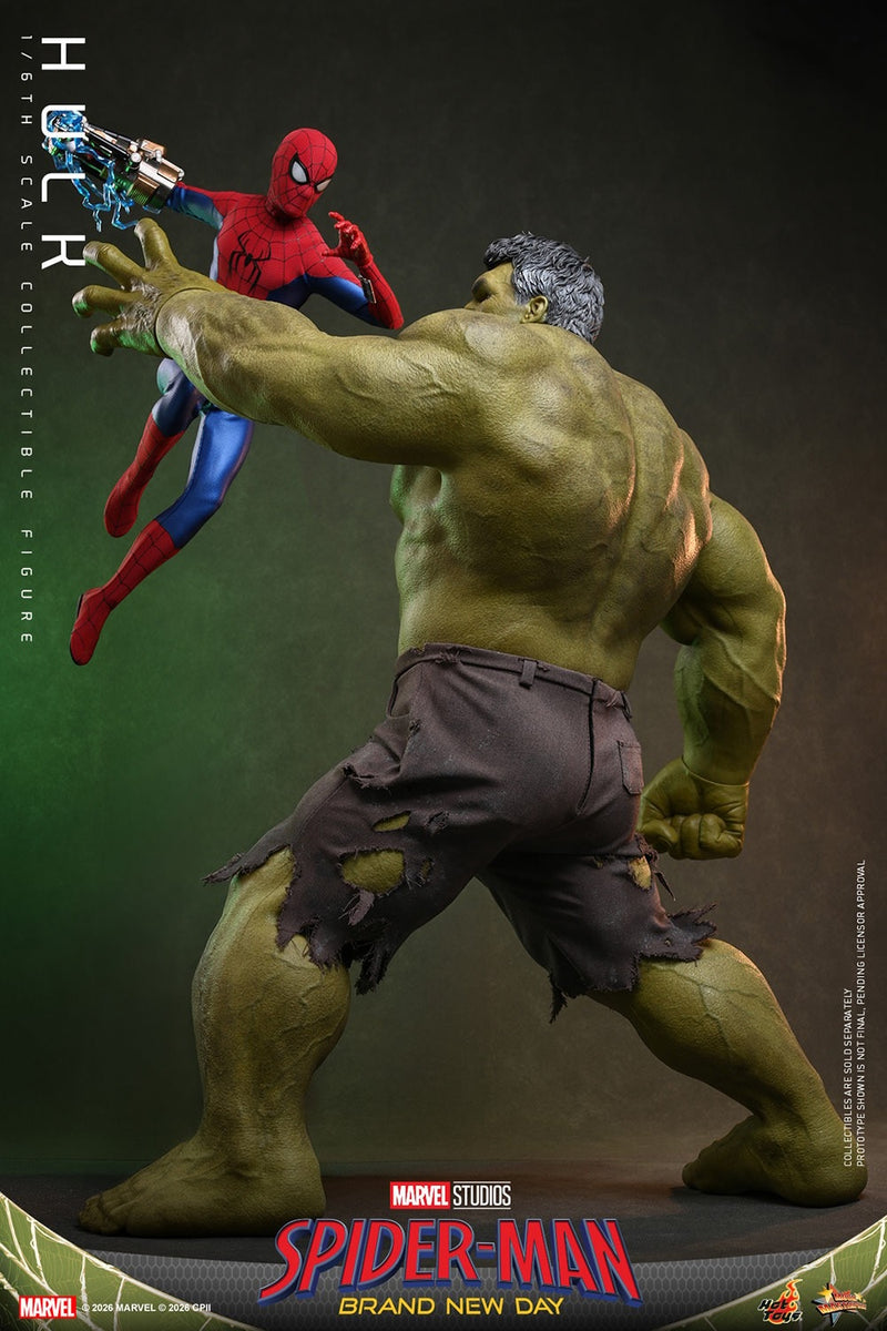 Hot toys Movie Masterpiece Series: Spiderman Brand New Day - Hulk Salvaje Escala 1/6