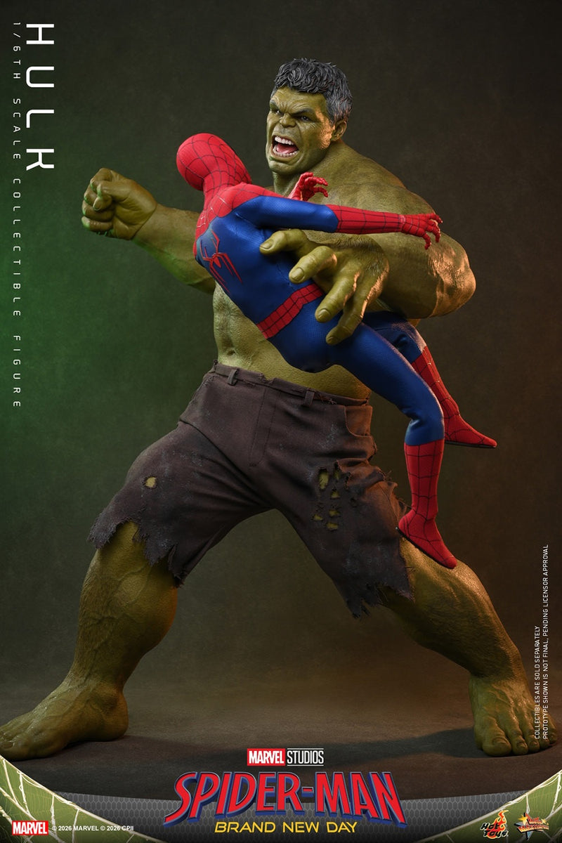 Hot toys Movie Masterpiece Series: Spiderman Brand New Day - Hulk Salvaje Escala 1/6