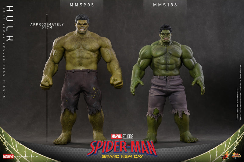 Hot toys Movie Masterpiece Series: Spiderman Brand New Day - Hulk Salvaje Escala 1/6