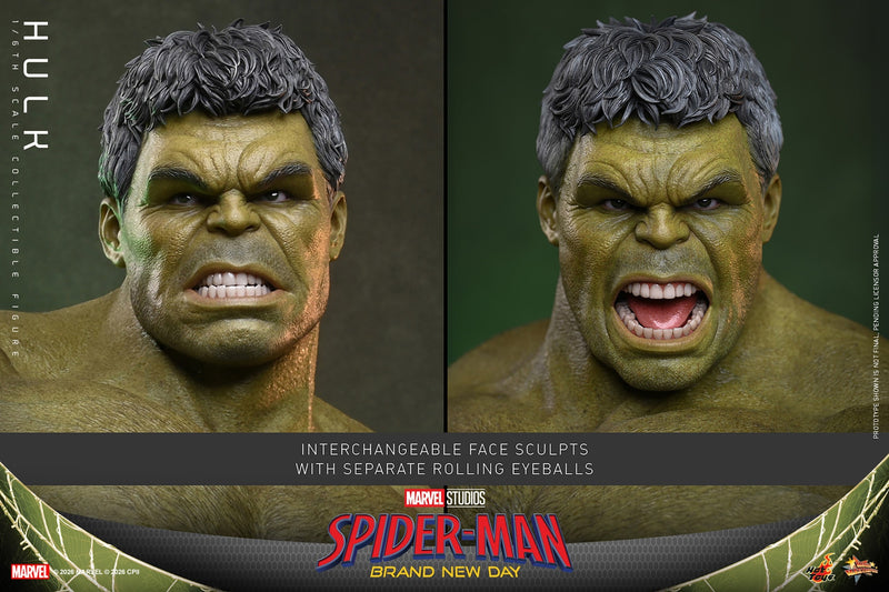 Hot toys Movie Masterpiece Series: Spiderman Brand New Day - Hulk Salvaje Escala 1/6