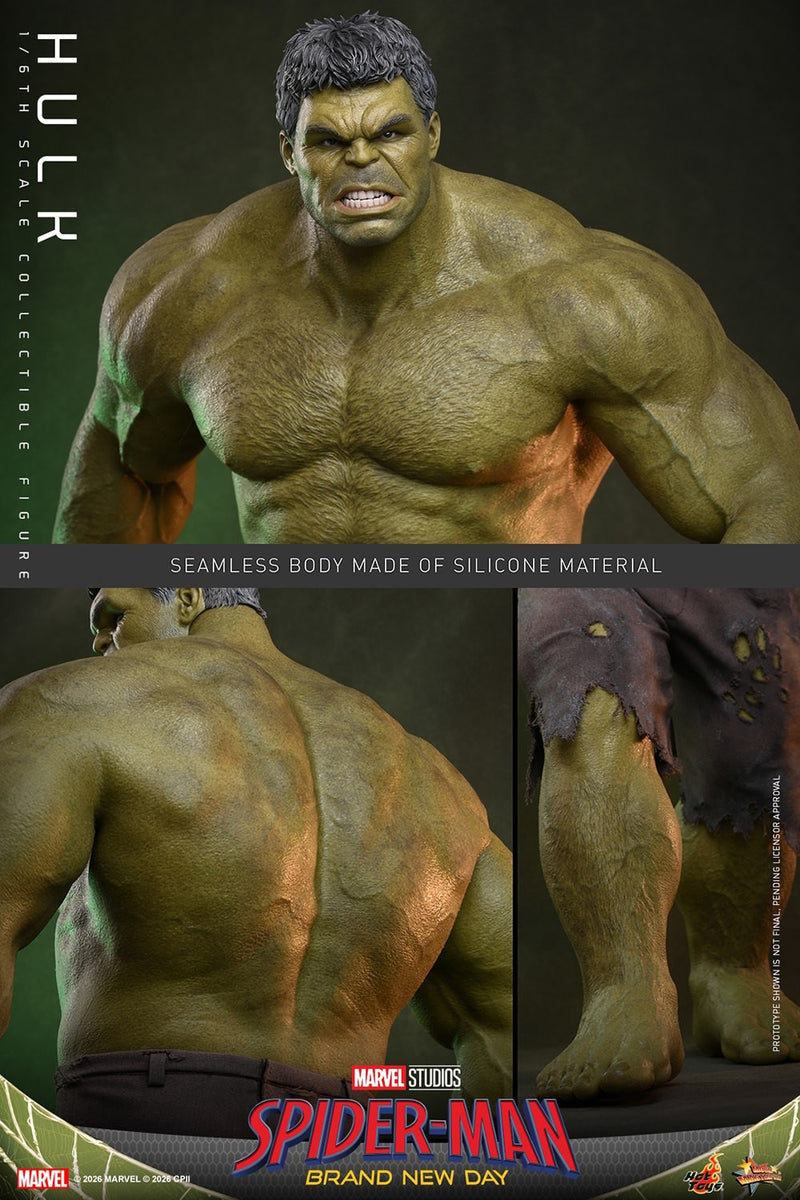 Hot toys Movie Masterpiece Series: Spiderman Brand New Day - Hulk Salvaje Escala 1/6