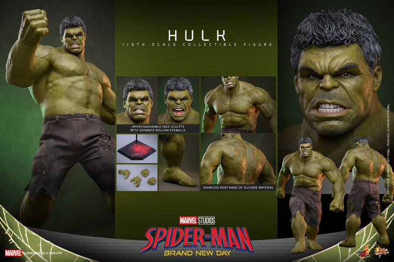 Hot toys Movie Masterpiece Series: Spiderman Brand New Day - Hulk Salvaje Escala 1/6