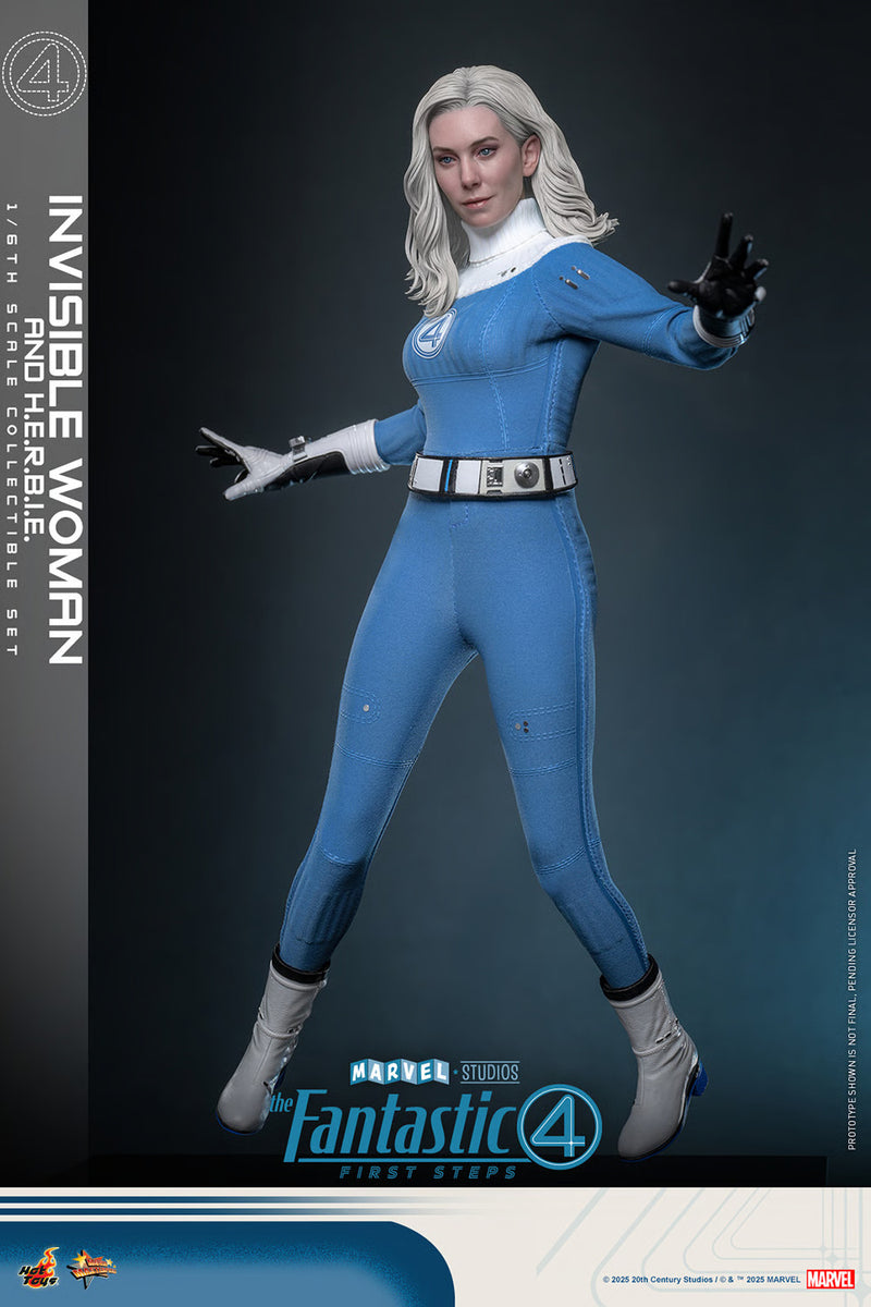 Hot Toys Movie Masterpiece Series: Marvel Los 4 Fantasticos - Mujer Invisible Deluxe Escala 1/6